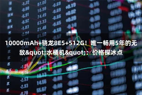 10000mAh+骁龙8E5+512G！唯一畅用5年的无敌"水桶机"：价格探冰点