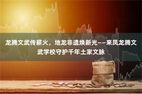 龙腾文武传薪火，地龙非遗焕新光——来凤龙腾文武学校守护千年土家文脉